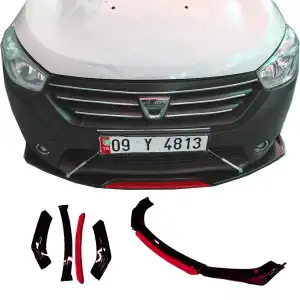 Hyundai İ20 Uyumlu Ön Lip mavi Renkli 4 Parça - A+ Ürün - Dayanıklı Malzeme