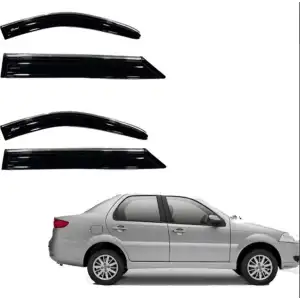 Fiat Albea-Palio-Siena 4lü Kromlu Cam Rüzgarlığı A+ Yeni Dizayn