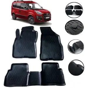 Fiat Doblo 2010 Sonrası 3d Havuzlu Paspas