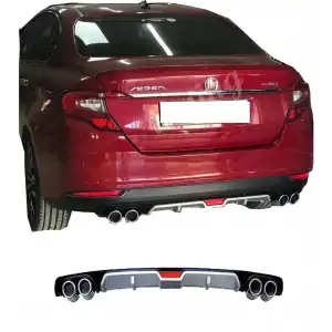 FİAT EGEA UYUMLU DİFÜZÖR ARKA TAMPON EKİ/UNV.MDL