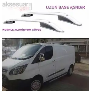 Ford Custom 2012 ve Sonrası Uzun Şasi Tavan Çıtası Port Bagaj GRİ