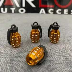 Gold/Sarı El Bombası Sibop Kapakları Parlak Malzeme