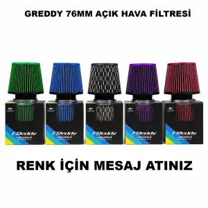 Greddy 76mm Açık Hava Filtresi-Renk İçin Mesaj Atınız