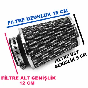HKS 63mm Dar Huni Tip Açık Hava Filtresi-Performans Açık Hava Filtresi