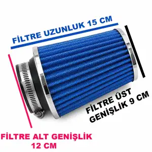 HKS 7.6cm / 76mm Dar Huni Tip Açık Hava Filtresi-Performans Açık Hava Filtresi