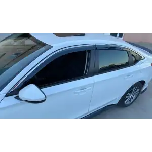 Honda Civic 2021-2022 Fe1 Yeni Kasa Kromlu Cam Rüzgarlığı A+ İthal Ürün