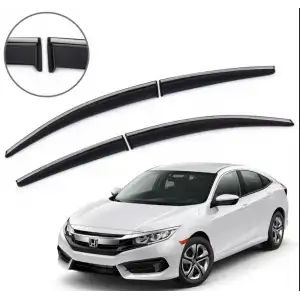 Honda Civic Fc5 Kasa 2016-2021 Kromlu Cam Rüzgarlığı A+ Yeni Dizayn