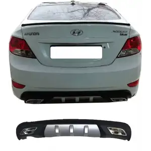 HYUNDAİ ACCENT BLUE UYUMLU DİFÜZÖR ARKA TAMPON EKİ/CRS.MDL
