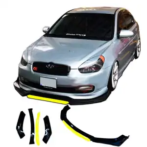 Hyundai İ30 Uyumlu Ön Lip kırmızı Renkli 4 Parça - A+ Ürün - Dayanıklı Malzeme