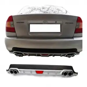 HYUNDAI ACCENT UYUMLU DİFÜZÖR ARKA TAMPON EKİ/CRL MDL