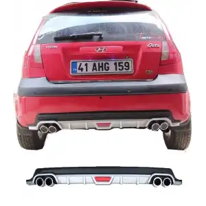 HYUNDAİ GETZ UYUMLU DİFÜZÖR ARKA TAMPON EKİ/CRL.MDL