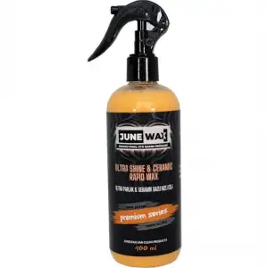 June Wax Profesyonel Oto Bakım Ürünleri Ultra Parlak& Seramik Bazlı Hızlı Cila