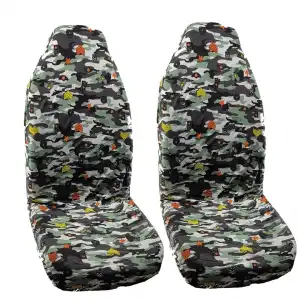 KAMUFLAJ SERVİS KILIFI - Çavuş Desen 4 PARÇALI ÖN ARKA GERDİRME LASTİKLİ-