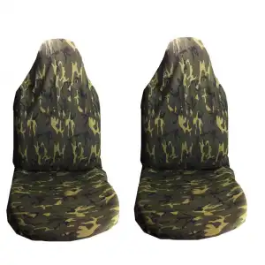 Kamuflaj Servis Kılıfı Ön 2 Koltuk Penye Terletmez Kumaş