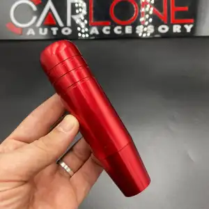 Kırmızı Renk Vites Topuzu 13cm Metal Gövde Premium Ürün