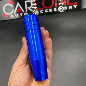 Mavi Renk Vites Topuzu 13cm Metal Gövde Premium Ürün