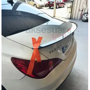 Mercedes Cla W117 Kasa Bagaj Üstü Spoiler Piano Black Boyalı