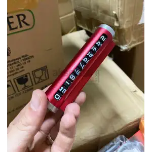 Metal Araç Numaratör Park Tel Kırmızı Renk 1.Sınıf İthal Ürün