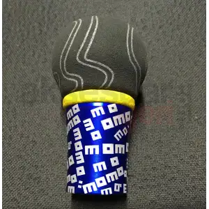 Momo Vites Topuzu Mavi Renk Süet Nubuk Alcantra Premium Lüx Vites Topuzu