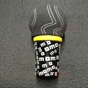 Momo Vites Topuzu Siyah Renk Süet Nubuk Alcantra Premium Lüx Vites Topuzu