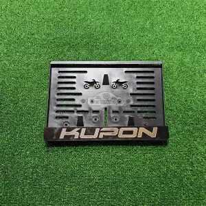 Motorsiklet Plakalık Kupon Lazer Kesim 3D Kabartmalı Model Motor Plakalığı