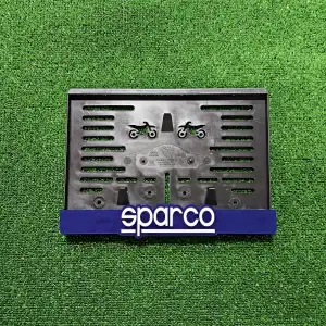 Motorsiklet Plakalık Sparco Lazer Kesim 3D Kabartmalı Model Motor Plakalığı