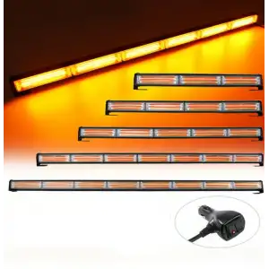 Off Road/İş Makinası/Çekici/Traktör İçin 6p Cob Bar Led Turuncu-Cakkar modlu-88cm-Videolu Anlatım