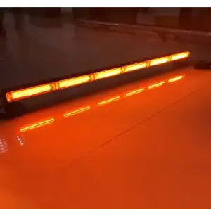 Off Road/İş Makinası/Çekici/Traktör İçin 6p Cob Bar Led Turuncu-Cakkar modlu-88cm-Videolu Anlatım