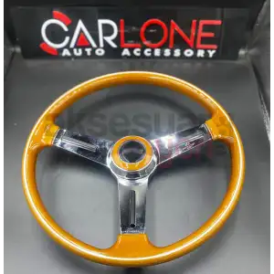 Personel Ahşap Vintage Retro 38cm Direksiyon- Etiketçilere Özel Şık Ahşap Direksiyon