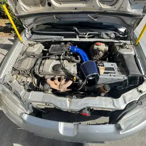 Peugeot 106 Quicksiler Krom Borulu Spor Açık Hava Filtre Seti -Boru Çapı 7,6cm-Uzunluk 23cm