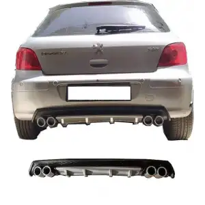 PEUGEOT 306 UYUMLU DİFÜZÖR ARKA TAMPON EKİ/APL.MDL