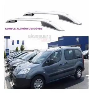 Peugeot Partner Tepee 2008- Tavan Çıtası Port Bagaj Kısa Şase Orjinal Fabrikasyon Ürün Gri Renk