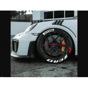 PİRELLİ 3d Lastik Yazısı Kauçuk - Full İçerik Uygulama Aparatlı - A+ Dayanıklı Ürün