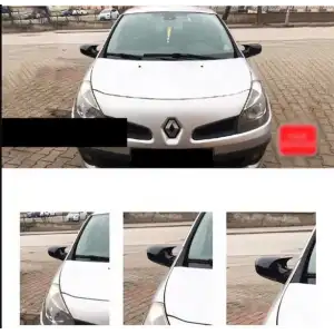 Renault Clio 2006-2009 Yarasa / Batman Ayna Kapağı