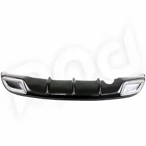 Renault Clio 4 Uyumlu Arka Tampon Eki Difüzör Krom Egzoz Uclu