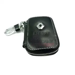 Renault Logolu Lüks Deri Anahtarlık -Fermuarlı Çantalı Şık Yeni Tasarım