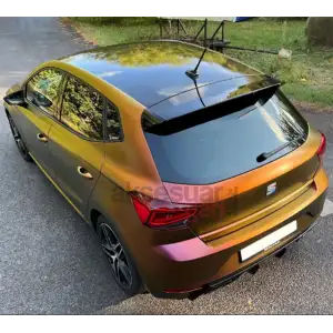 Seat İbiza 2017-2019 Arası Spoiler Parlak Siyah Boyalı İthal Ürün Plastik