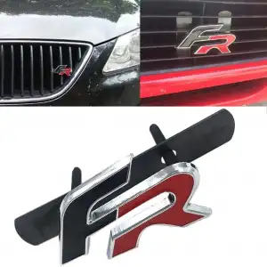 Seat Leon İbiza Fr Siyah Panjur Arması Civatalı - Orjinal Metal Ürün