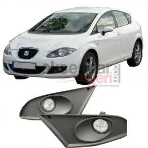 Seat Leon Mk2 2005-2010 Uyumlu Sis Farı Seti Ampul Dahildir