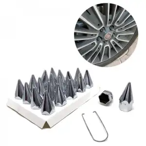 Sivri Bijon Parlak Malzeme Krom Renk 19mm 20 Adet