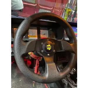 Spor Direksiyon Deri 30Cm Momo Tip - Yarış Spor Direksiyonu