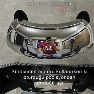 SYM Cruisym 250i Motosiklet Kör Nokta Aynası - 180 Derece Görüş Sağlayan Kör Nokta Aynası