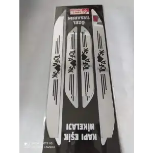 Tofaşk Krom Kapı Eşiği - 4 lü Set Ön Ve Arka Takım