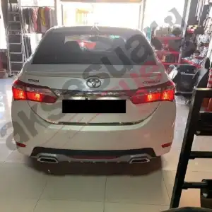 TOYOTA COROLLA UYUMLU DİFÜZÖR ARKA TAMPON EKİ - AMG TİP