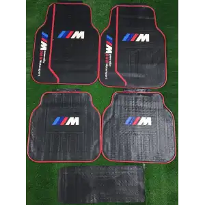 Üniversal BMW-M Latex Kauçuk-5 parça-Paspas-Kaydırmaz Taban-1.Sınıf İthal Ürün