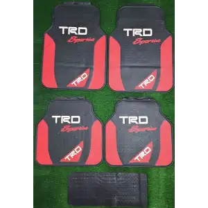 Üniversal TRD Latex Kauçuk-5 parça-Paspas-Kaydırmaz Taban-1.Sınıf İthal Ürün