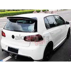 Volkswagen Golf 6 ABT Spoiler Parlak Siyah Boyalı İthal Ürün Plastik