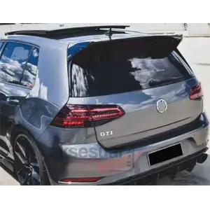 Volkswagen Golf 7 ve 7,5 R Spoiler - Piano Black-Parlak Siyah