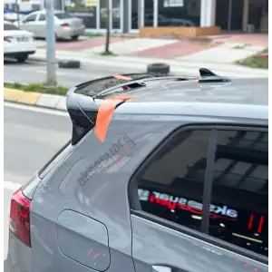 Volkswagen Golf 8 R Spoiler - Piano Black-Parlak Siyah