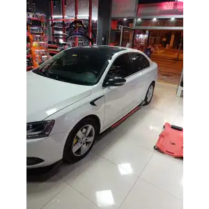 Volkswagen Jetta Uyumlu Renkli 8 Parça Üniversal Yan Etek Çıtası - Marşbiyel - A+ Kalite